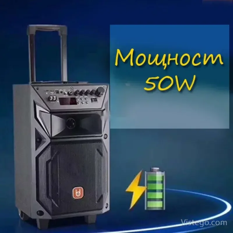 Акумулаторна тонколона за караоке - BD SOUND H1271 - 4