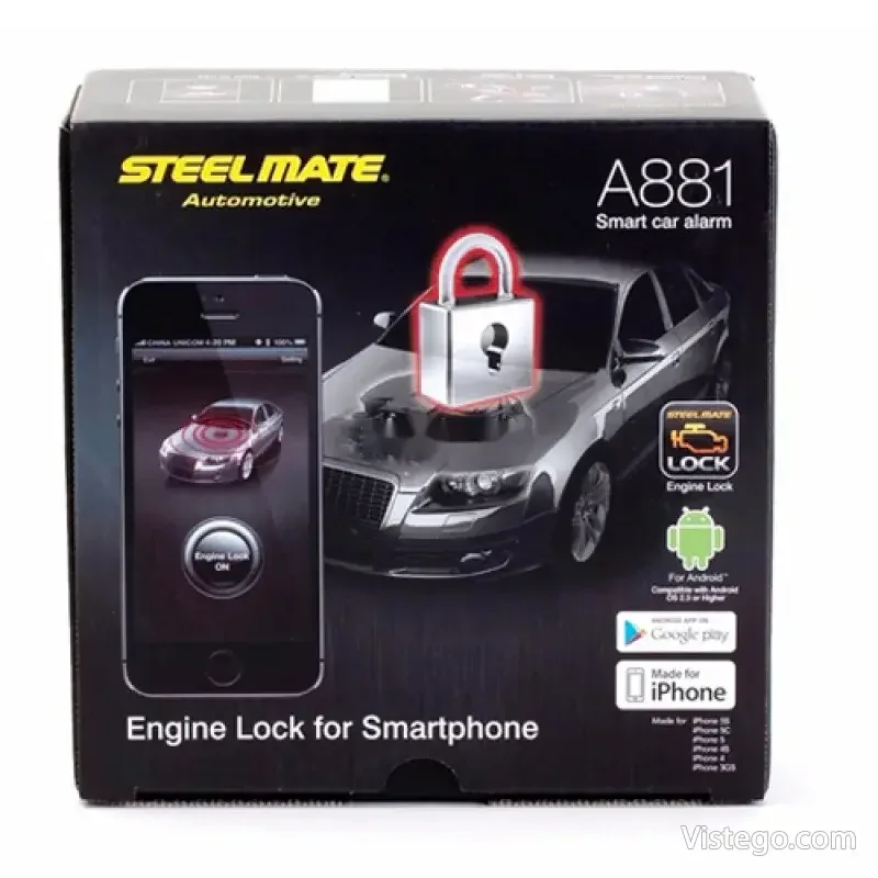 Аларма за кола с Bluetooth Steel Mate A881 - 2