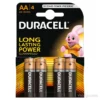 Алкални батерии Duracell Basic AAK4