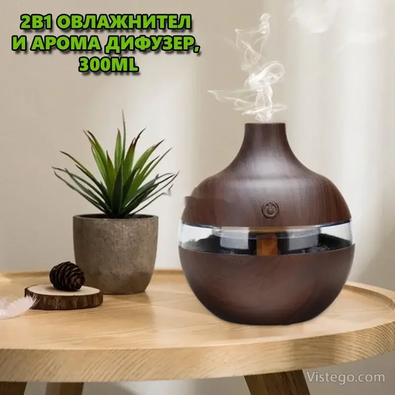 Арома дифузер за свеж дом и уютна светлина Арома дифузер за свеж дом и уютна светлина