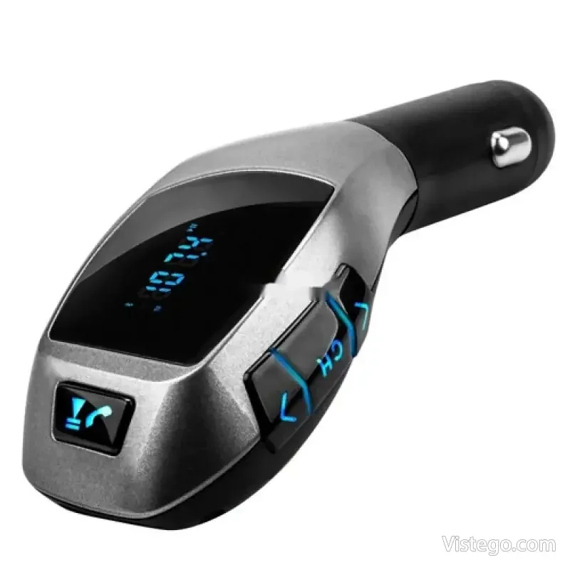 Автомобилен Bluetooth трансмитер - Car Kit X6 - 4