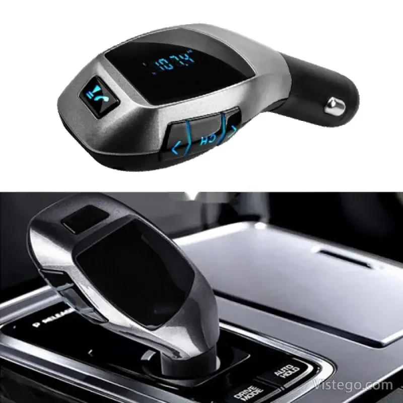 Автомобилен Bluetooth трансмитер - Car Kit X6 - 7