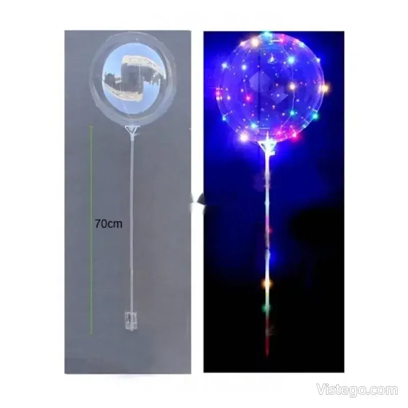 Балон с LED светлини за празнична украса - 7