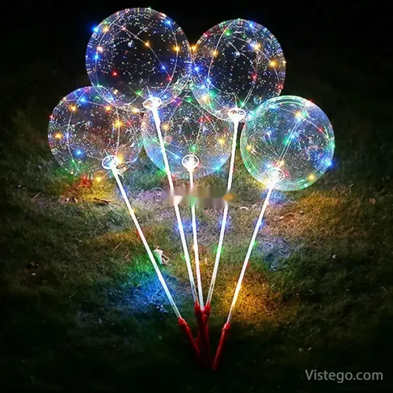 Балон с LED светлини за празнична украса - 9