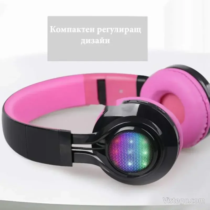 Безжични слушалки с LED светлини AB-005 - 11