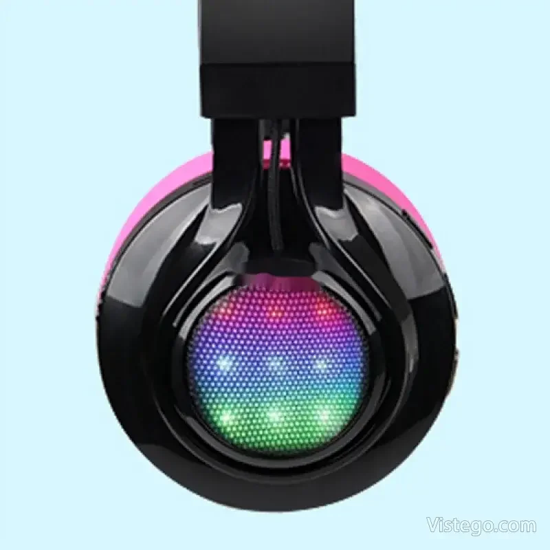 Безжични слушалки с LED светлини AB-005 - 4