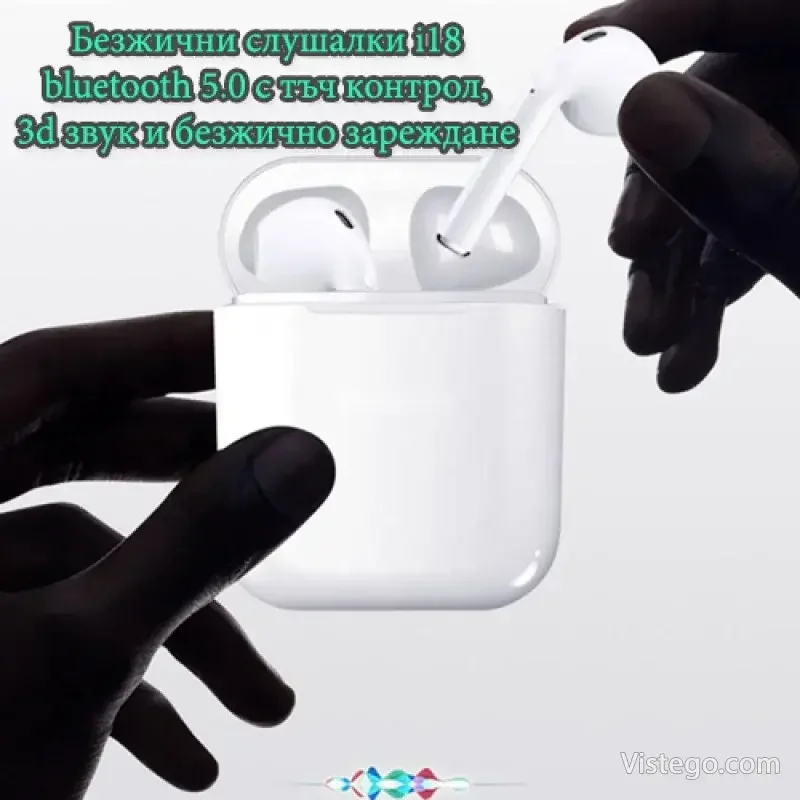 Безжични слушалки с тъч управление i18 Безжични слушалки с тъч управление i18