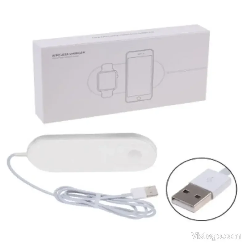 Безжично зарядно за телефон и часовник - Mini Airpower Wireless Charger - 4