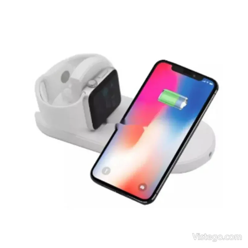 Безжично зарядно за телефон и часовник - Mini Airpower Wireless Charger - 5
