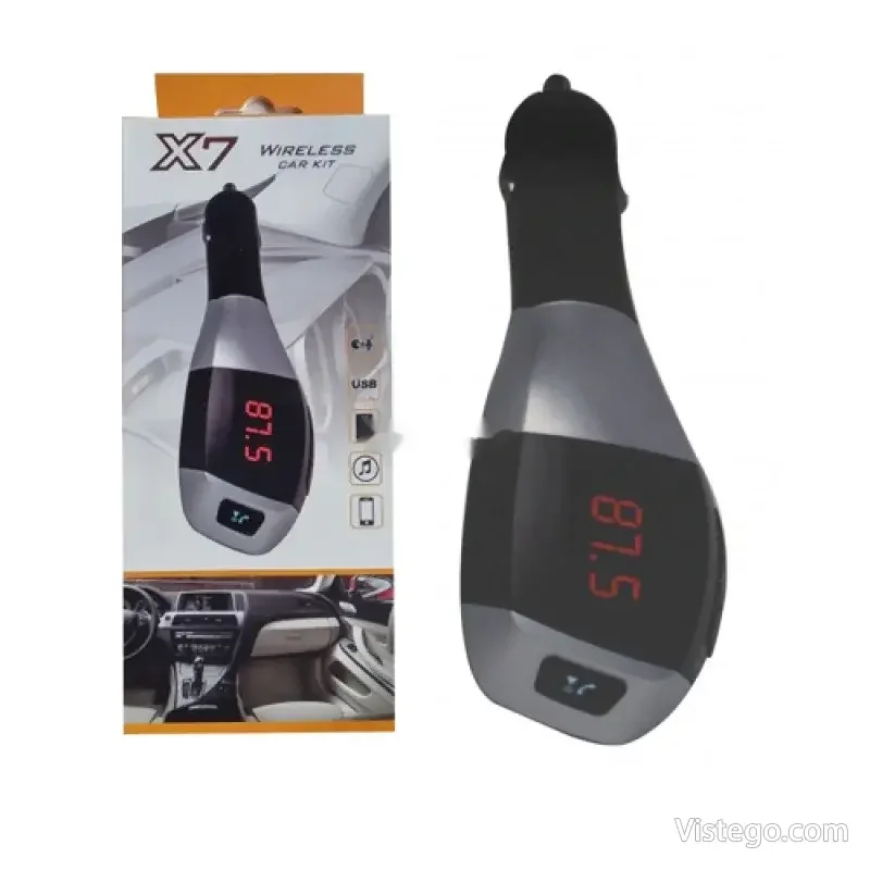 Bluetooth FM трансмитер за автомобил - Car Kit X7 - 3