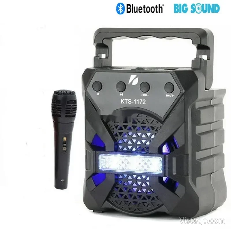 Bluetooth колонка с микрофон за караоке - KTS-1172 Bluetooth колонка с микрофон за караоке - KTS-1172