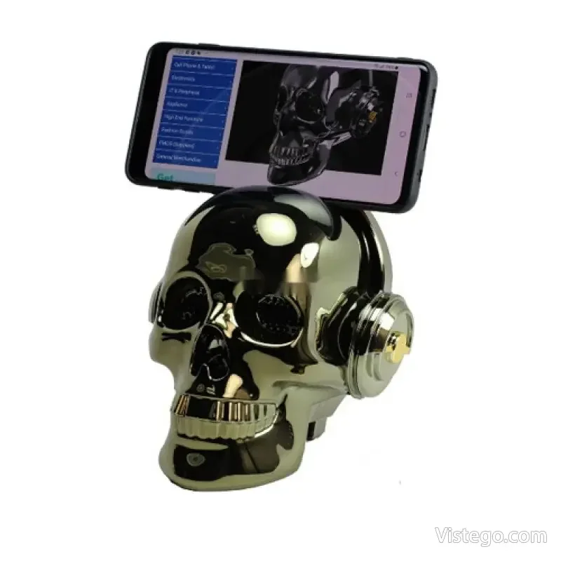 Bluetooth колонка със стойка за телефон - Skull KMS E80 - 5