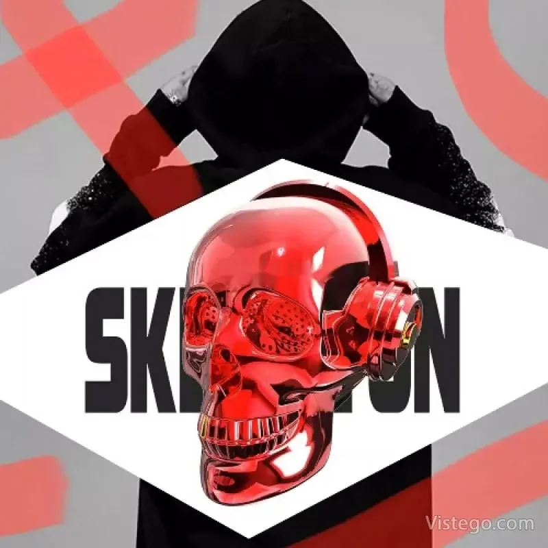 Bluetooth колонка със стойка за телефон - Skull KMS E80 - 7