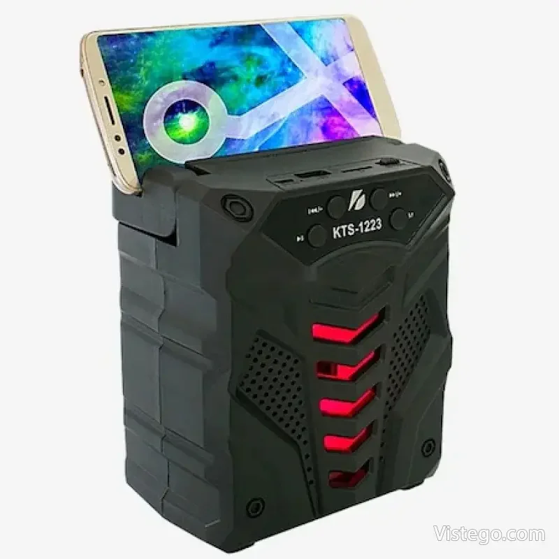 Bluetooth тонколона с LED ефекти KTS-1223 Bluetooth тонколона с LED ефекти KTS-1223