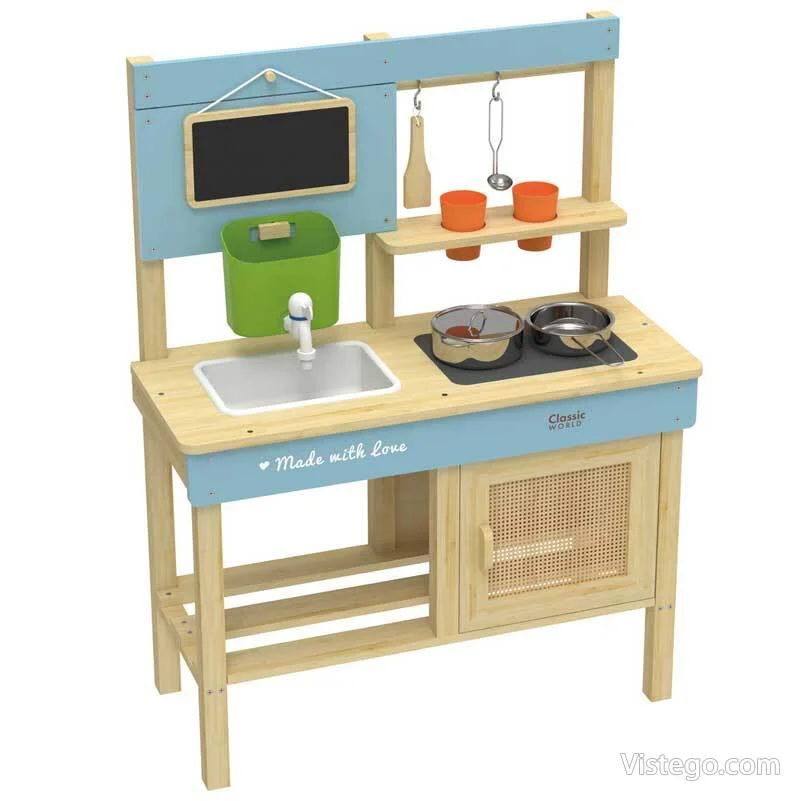 Дървена градинска кухня за игра – 3+ години - 3