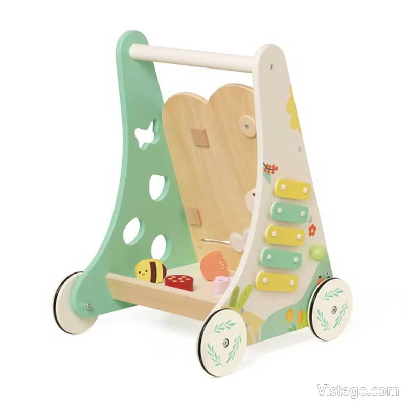 Дървена проходилка с активности Classic World - 3