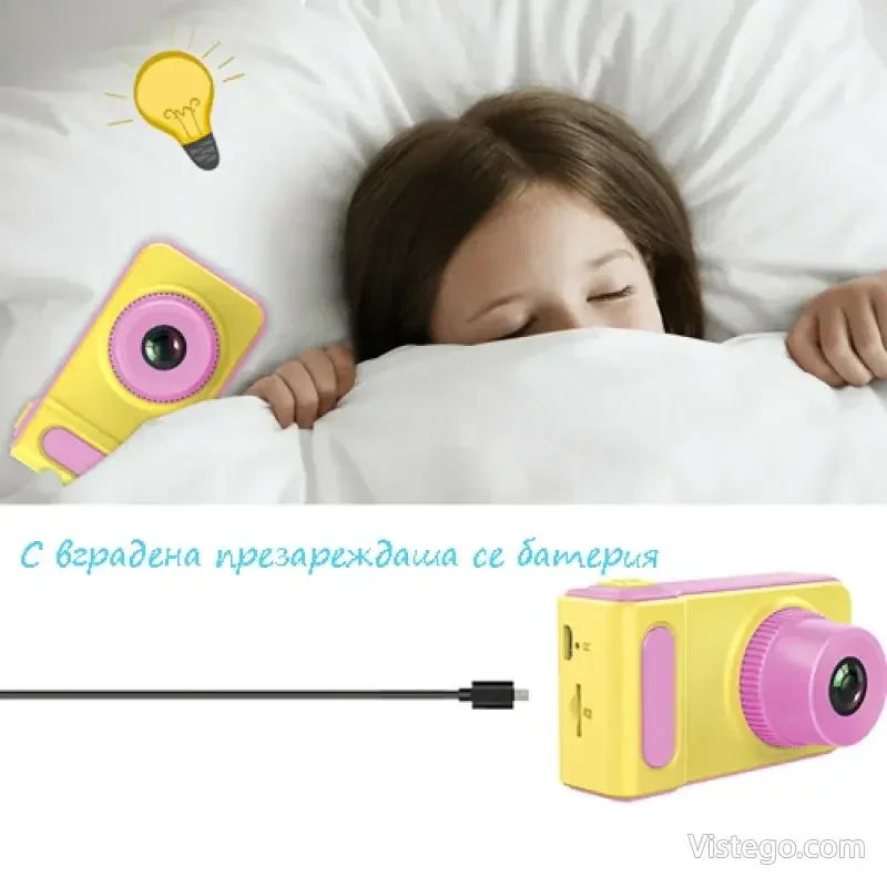 Детска камера за снимки и видео - Summer Vacation - 5