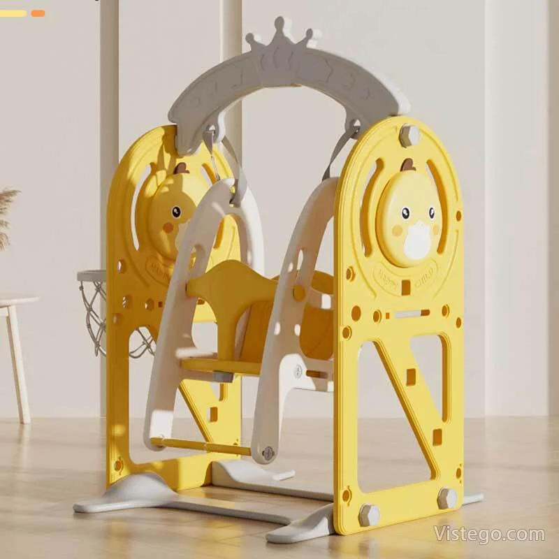 Детска люлка с кош за игра у дома Детска люлка с кош за игра у дома