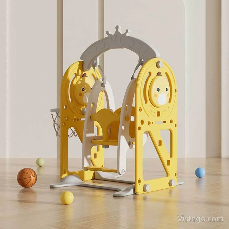 Детска люлка с кош за игра у дома - 2