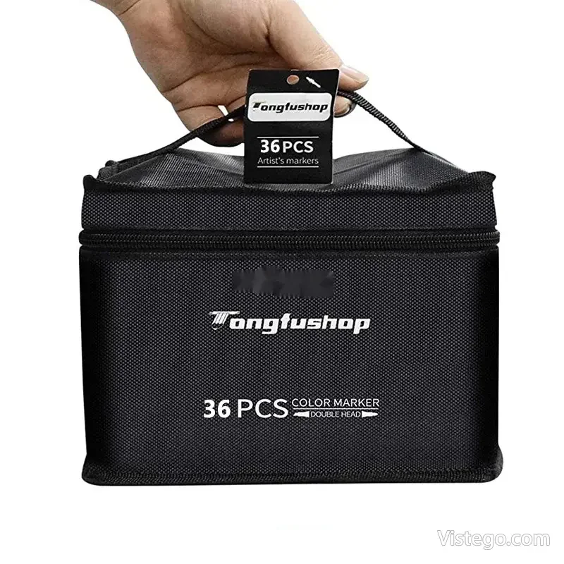 Двувърхи маркери в калъф Tongfu Shop - 10