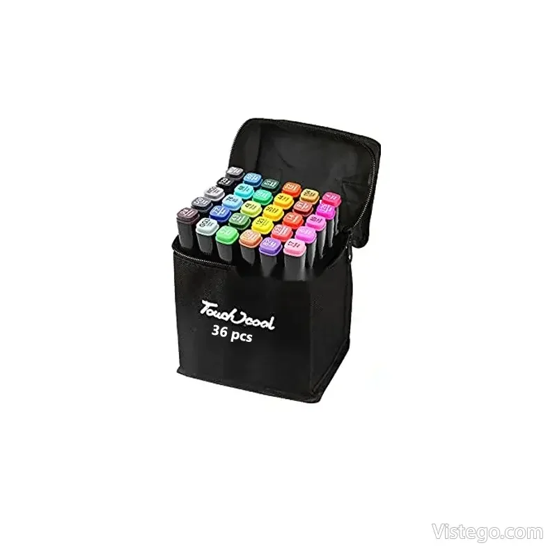 Двувърхи маркери в калъф Tongfu Shop - 11