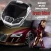 FM трансмитер с двойно USB - Iron Man