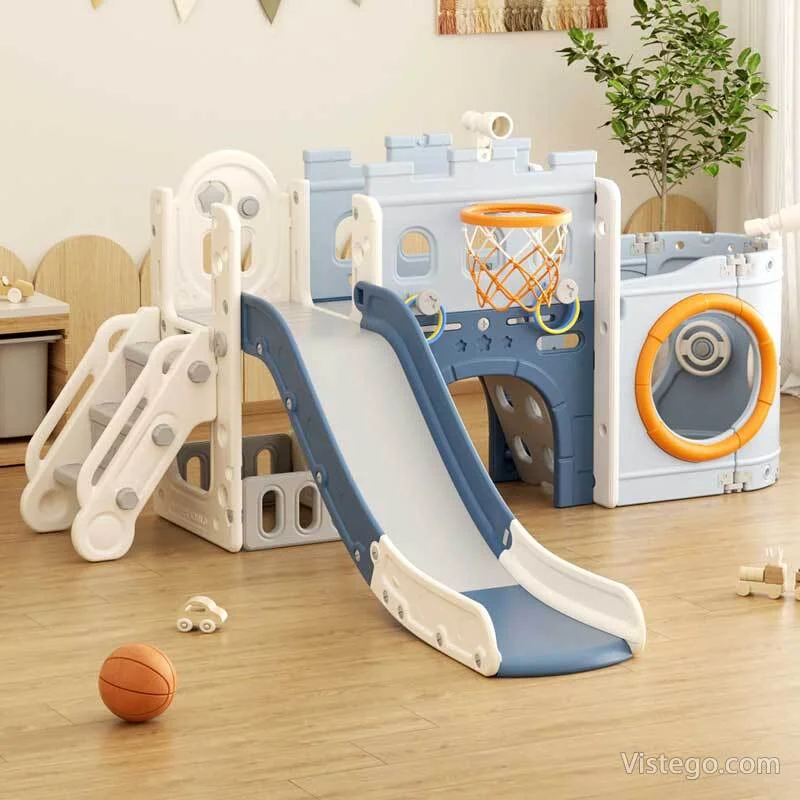 Игралeн център Кораб за активна игра - син - 2