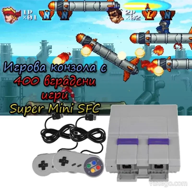Игрова конзола за ретро забавление - Super Mini SFC Игрова конзола за ретро забавление - Super Mini SFC