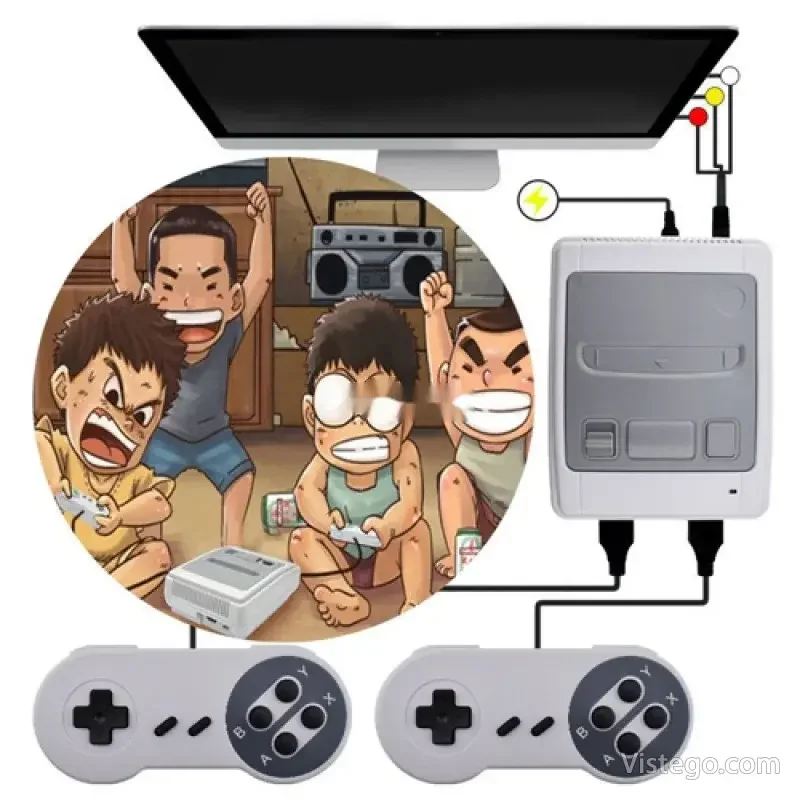 Игрова конзола за ретро забавление - Super Mini SFC - 4