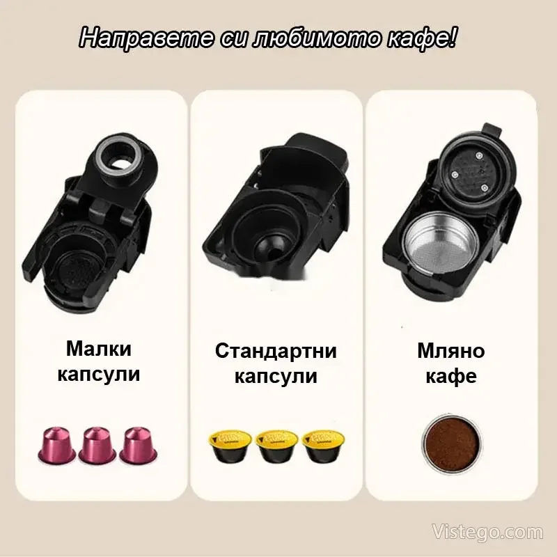 Кафемашина за капсули и мляно кафе - 6