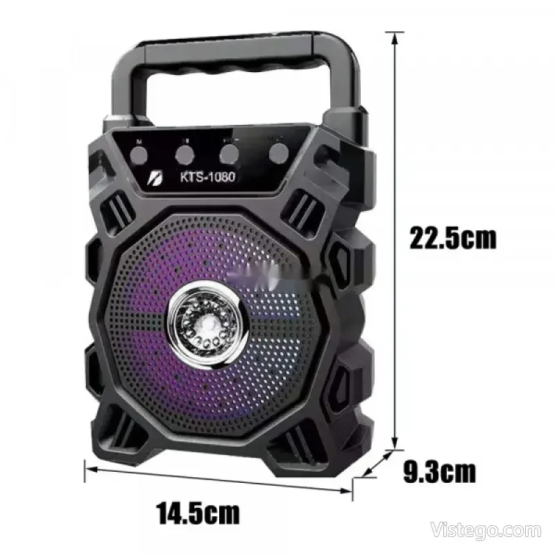 Караоке Bluetooth колонка с микрофон KTS-1087 - 2