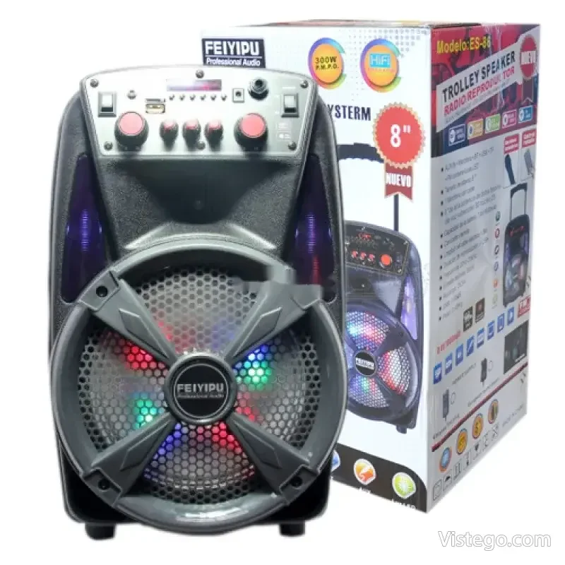 Караоке тонколона FEIYIPU ES-86 с ефекти - 5
