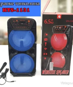 Караоке тонколона с Bluetooth и микрофон