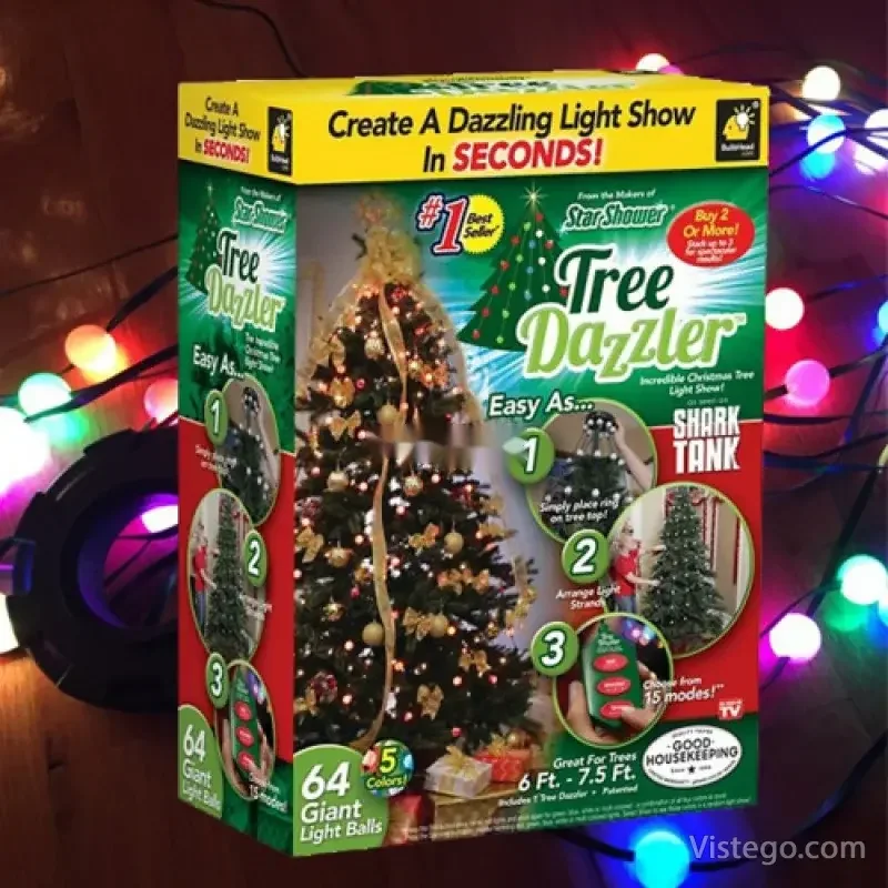 Коледни лампички за елха Tree Dazzler - 4