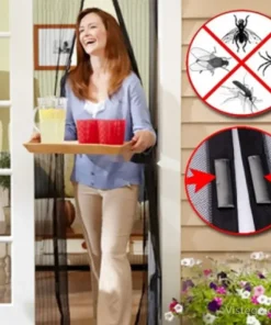 Комарник мрежа с магнитно затваряне