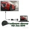 Комбиниран адаптор VGA към HDMI за екран