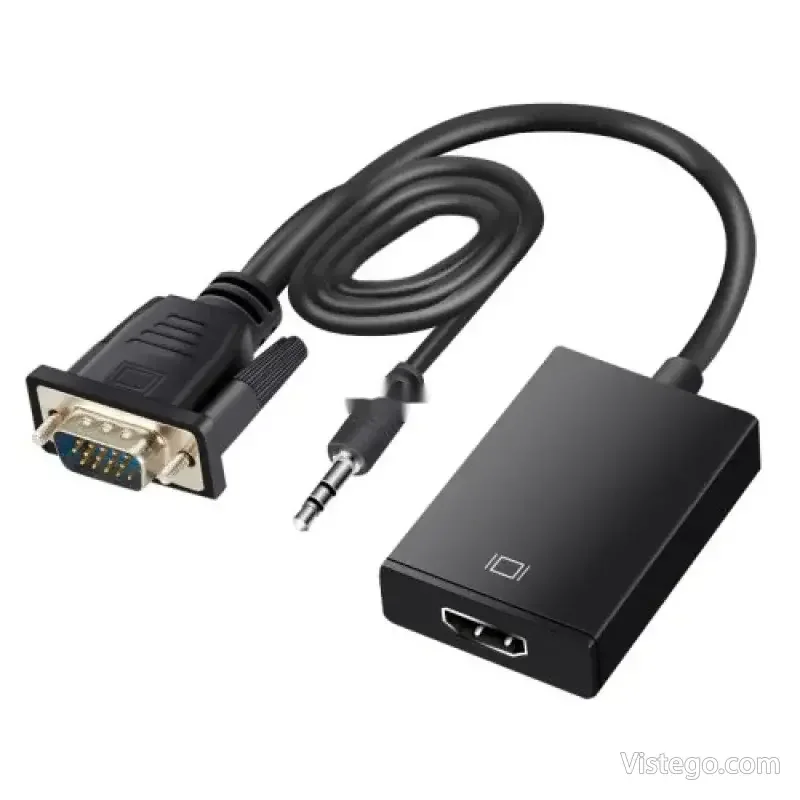 Комбиниран адаптор VGA към HDMI за екран - 2