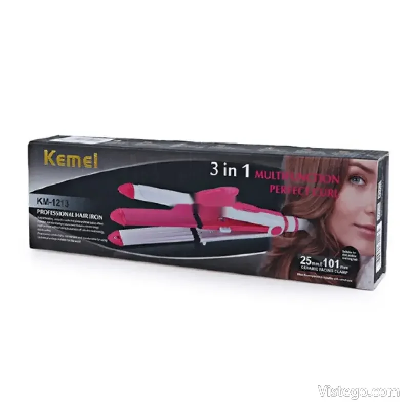 Комбинирана преса за коса Kemei КМ-1213 - 9
