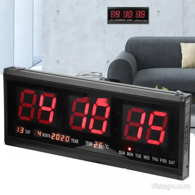 LED електронен часовник за стена TL-4819 LED електронен часовник за стена TL-4819