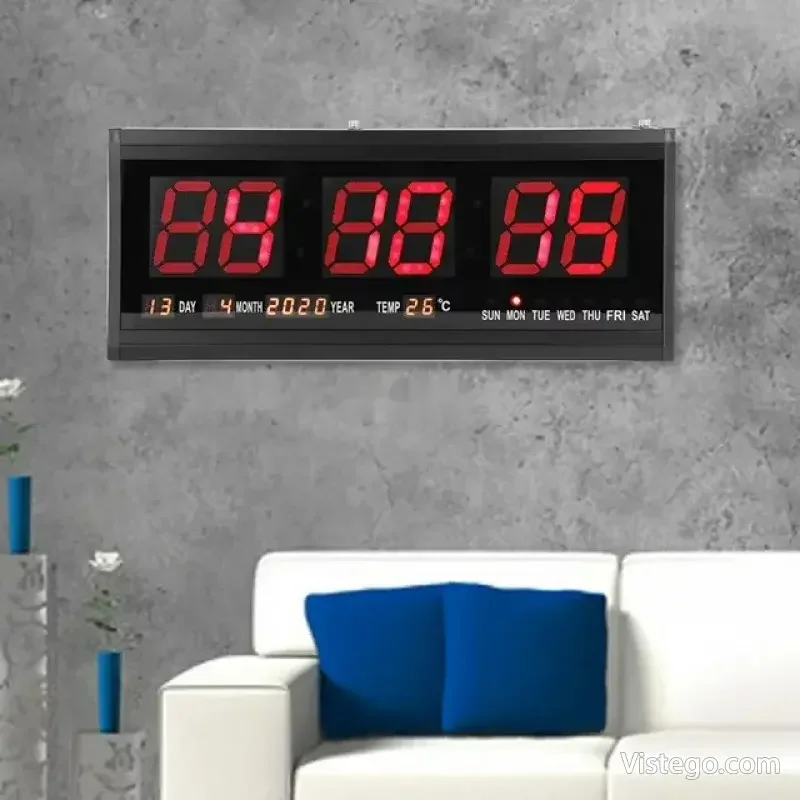 LED електронен часовник за стена TL-4819 - 5
