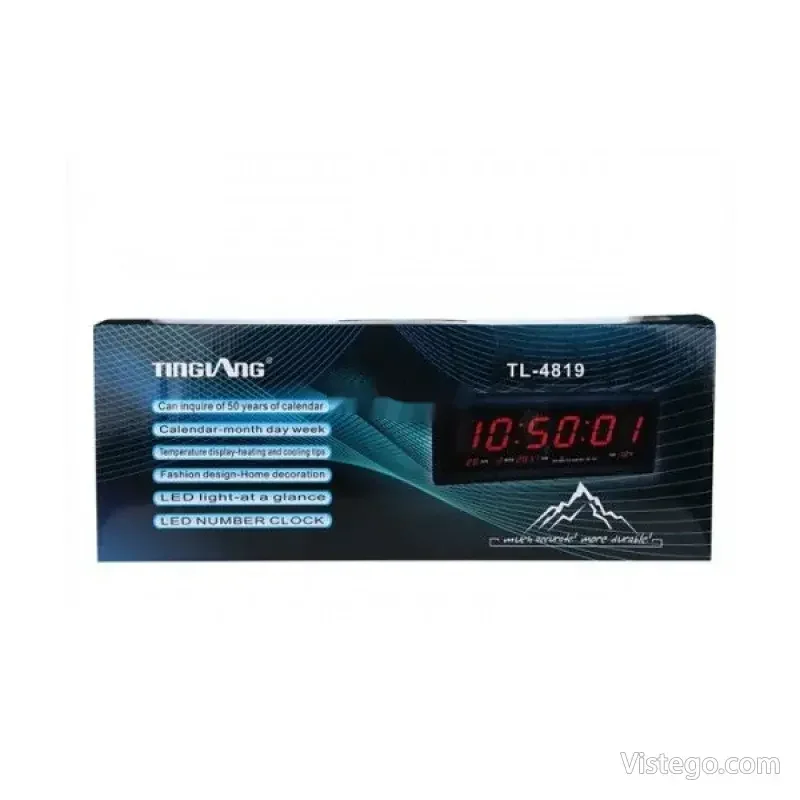 LED електронен часовник за стена TL-4819 - 8