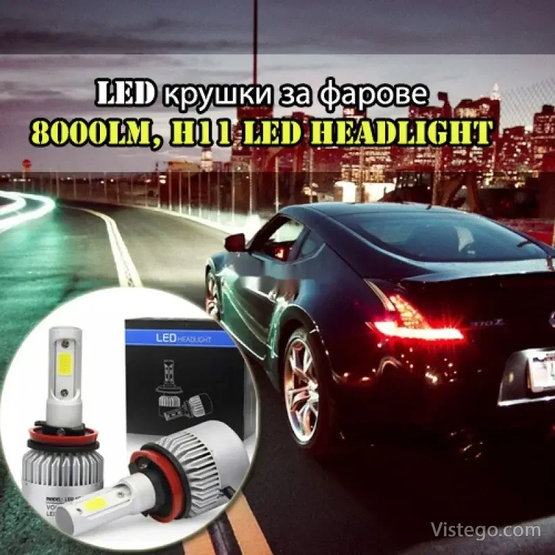 LED крушки за фарове с CANBUS – H11 LED крушки за фарове с CANBUS – H11