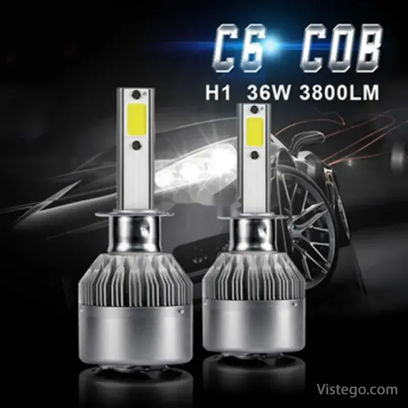 LED крушки за фарове за автомобил - C6 H1 - 3