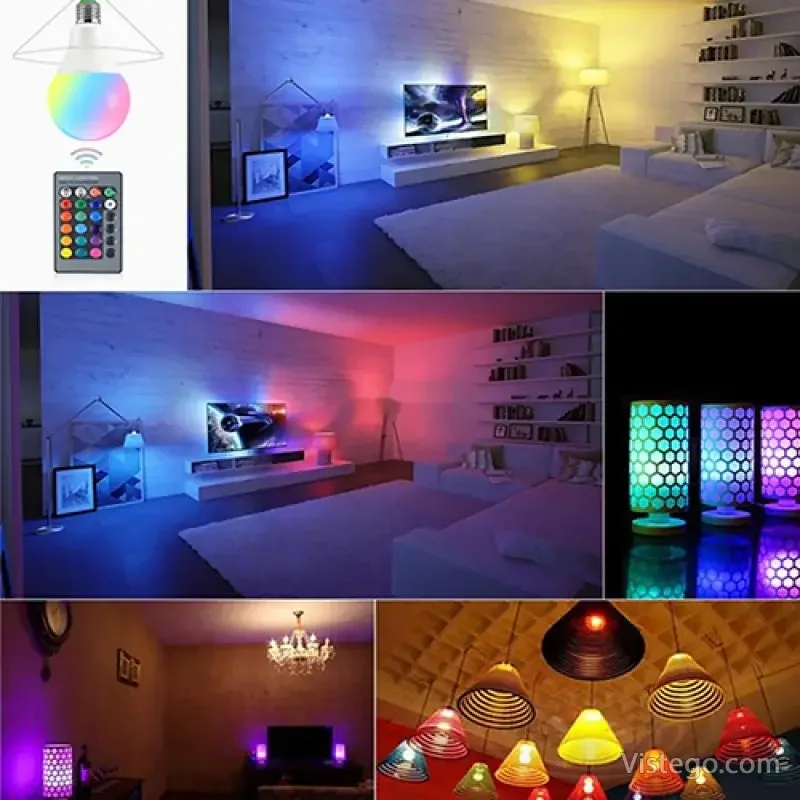 LED лампа за настроение с дистанционно - 7