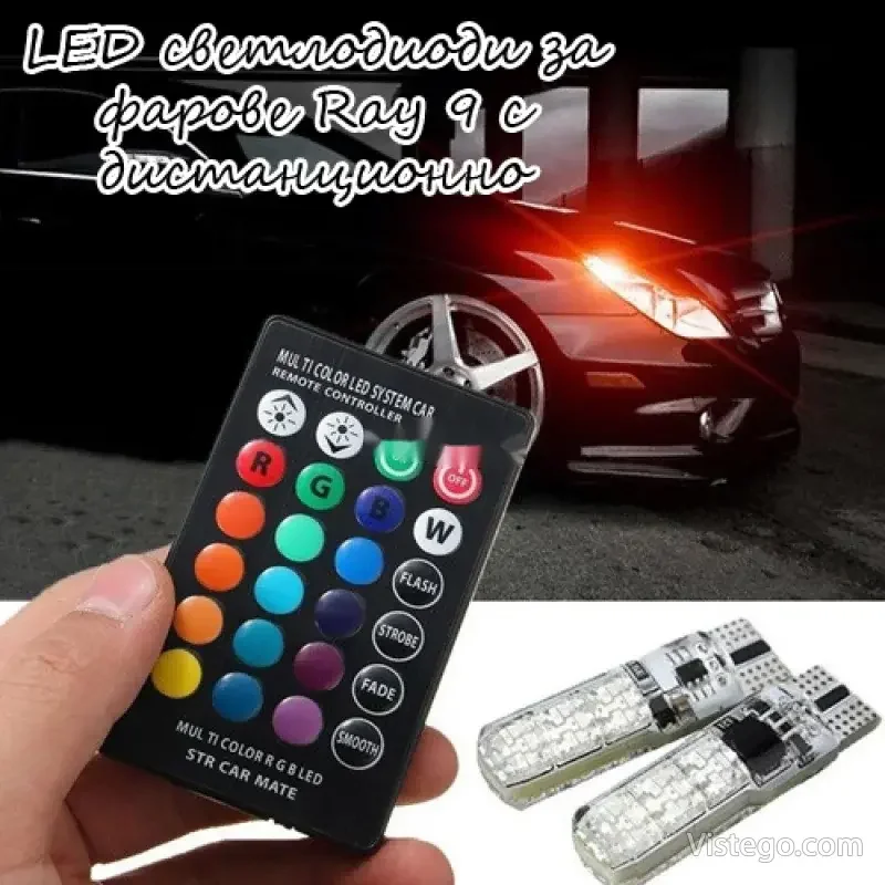 LED светлодиоди за фарове с дистанционно LED светлодиоди за фарове с дистанционно