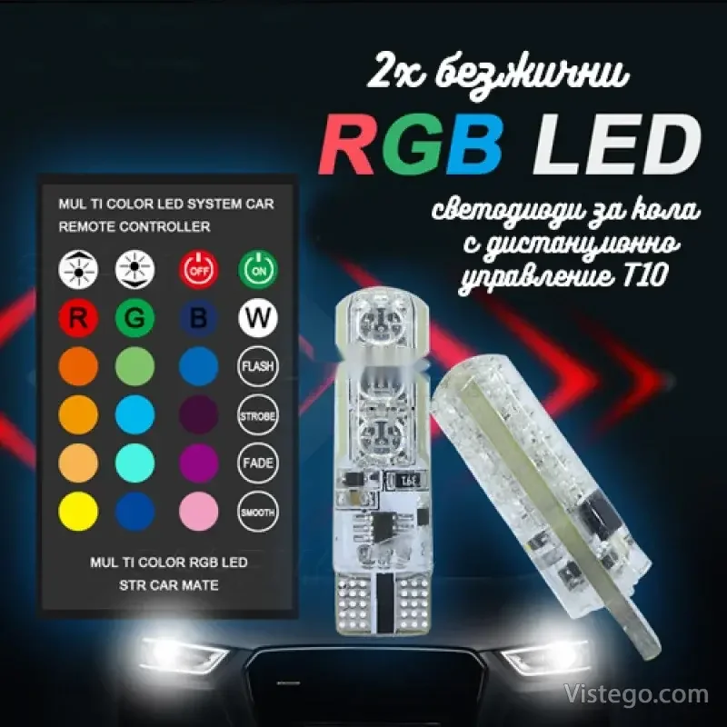 LED светлодиоди за фарове с дистанционно - 9