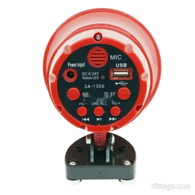 Мегафон с запис и USB за монтаж на стойка - 3