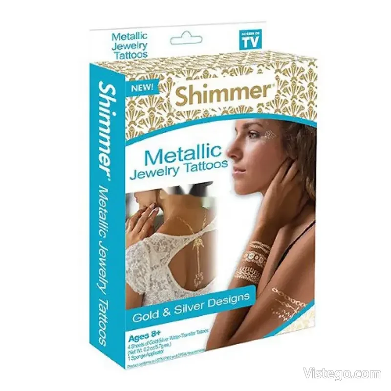 Металически татуировки за бляскав стил - Shimmer - 4