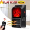 Мини печка с ефект пламък Flame Heater