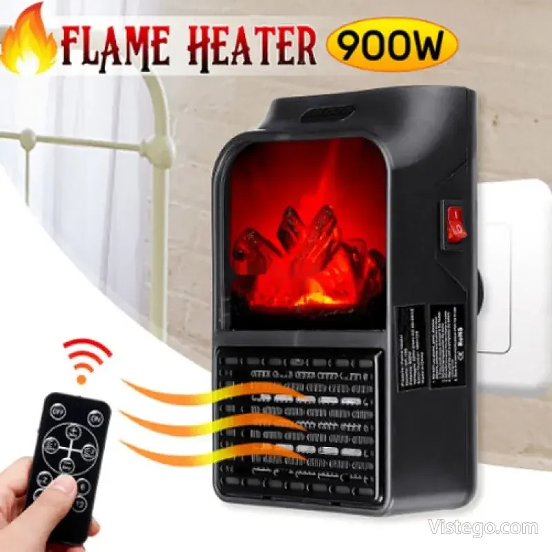 Мини печка с ефект пламък Flame Heater Мини печка с ефект пламък Flame Heater